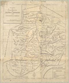 MAPA DA CAPITANIA DE MINAS GERAIS CO..